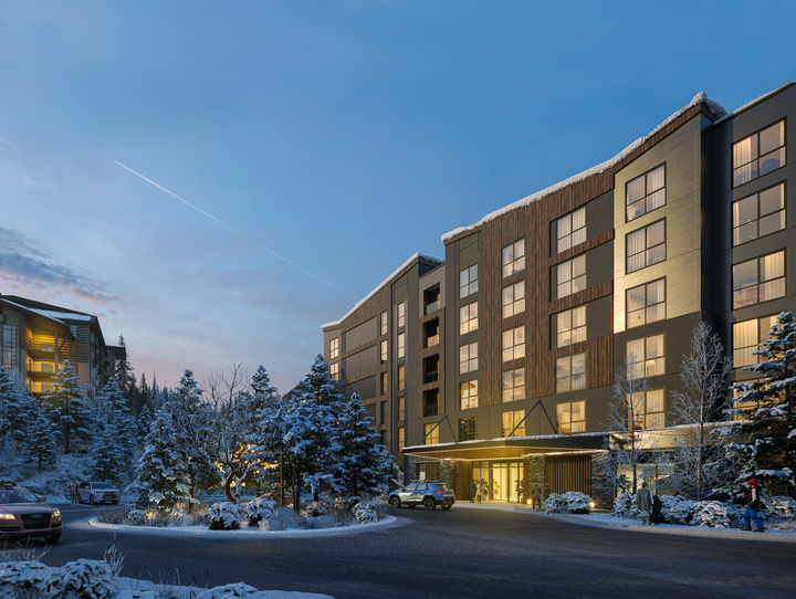 Limelight Mammoth Exterior Rendering