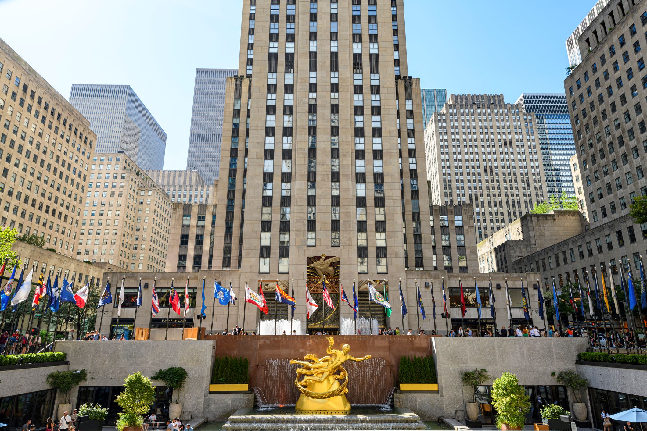 Rockefeller Center, home to the upcoming Little Nell New York