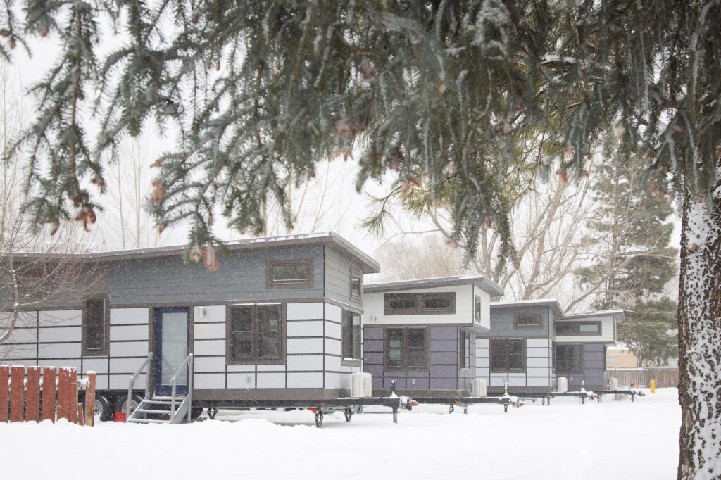 Tiny Home Employee Housing owned by the Aspen Skiing company.